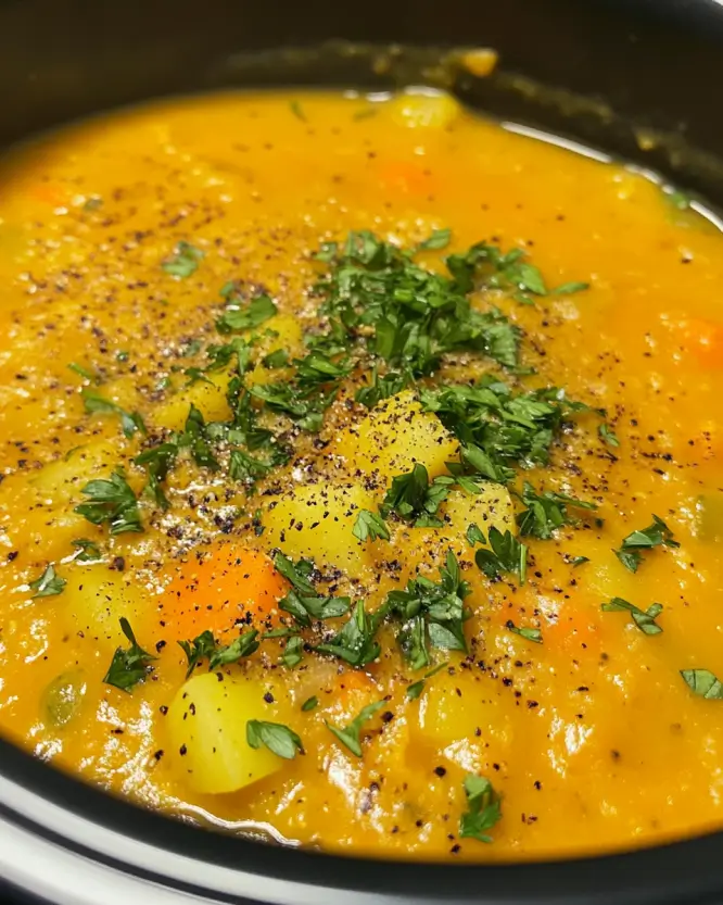 Creamy Vegetable Soup (without cream) recipe