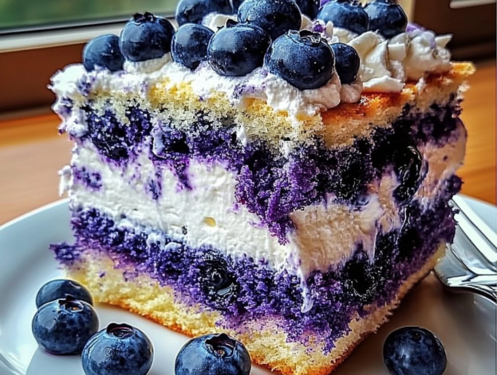 Nova Scotia Blueberry Cream Cake ingredients