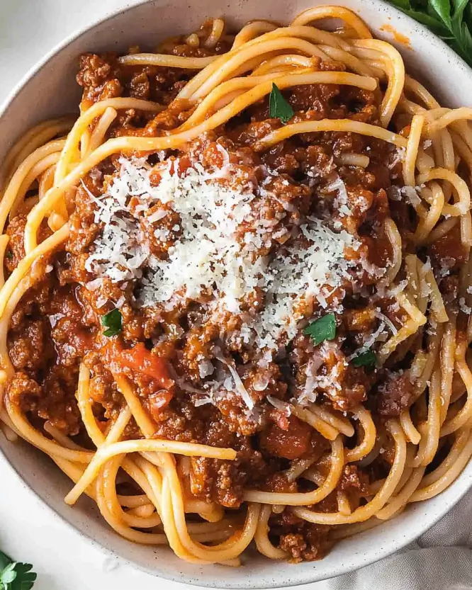 beef bolognese pasta recipe