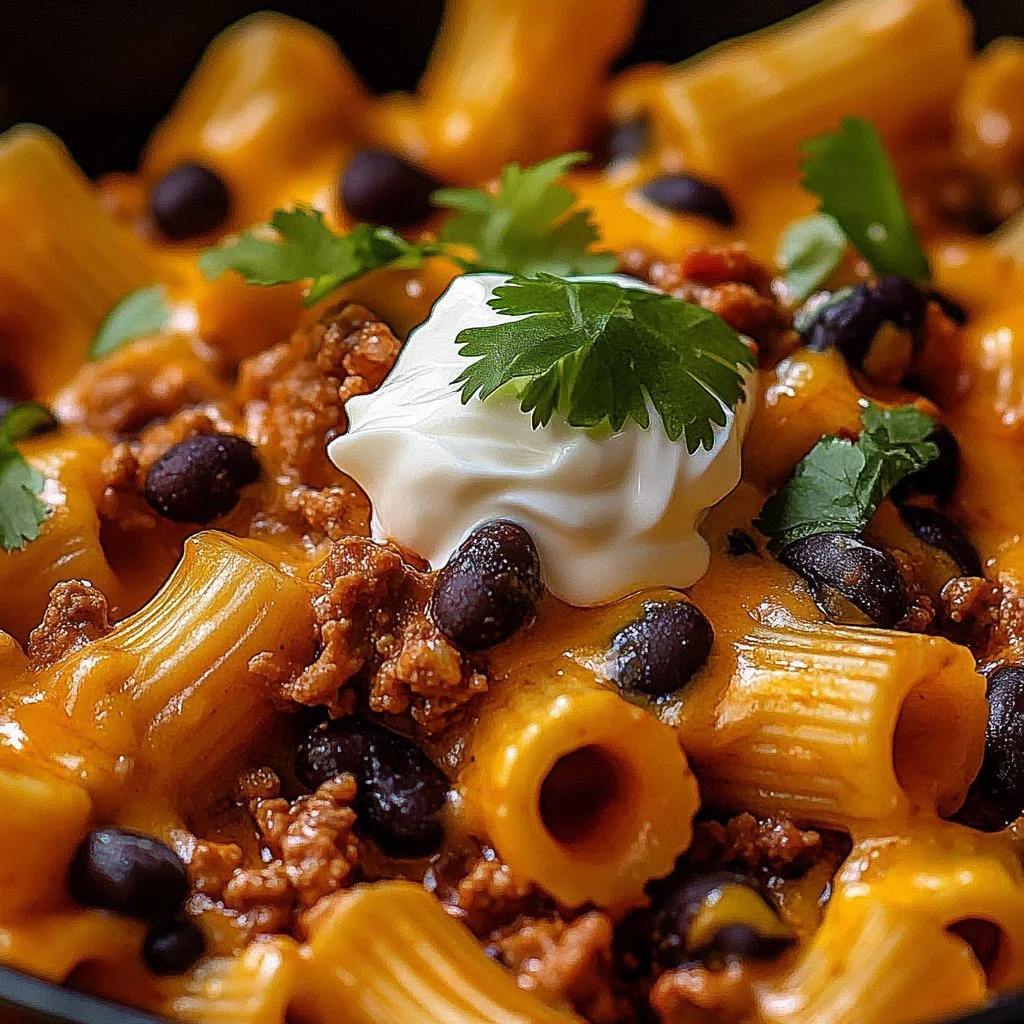 Cheesy beef enchiladas tortellini topped with fresh herbs and cheese