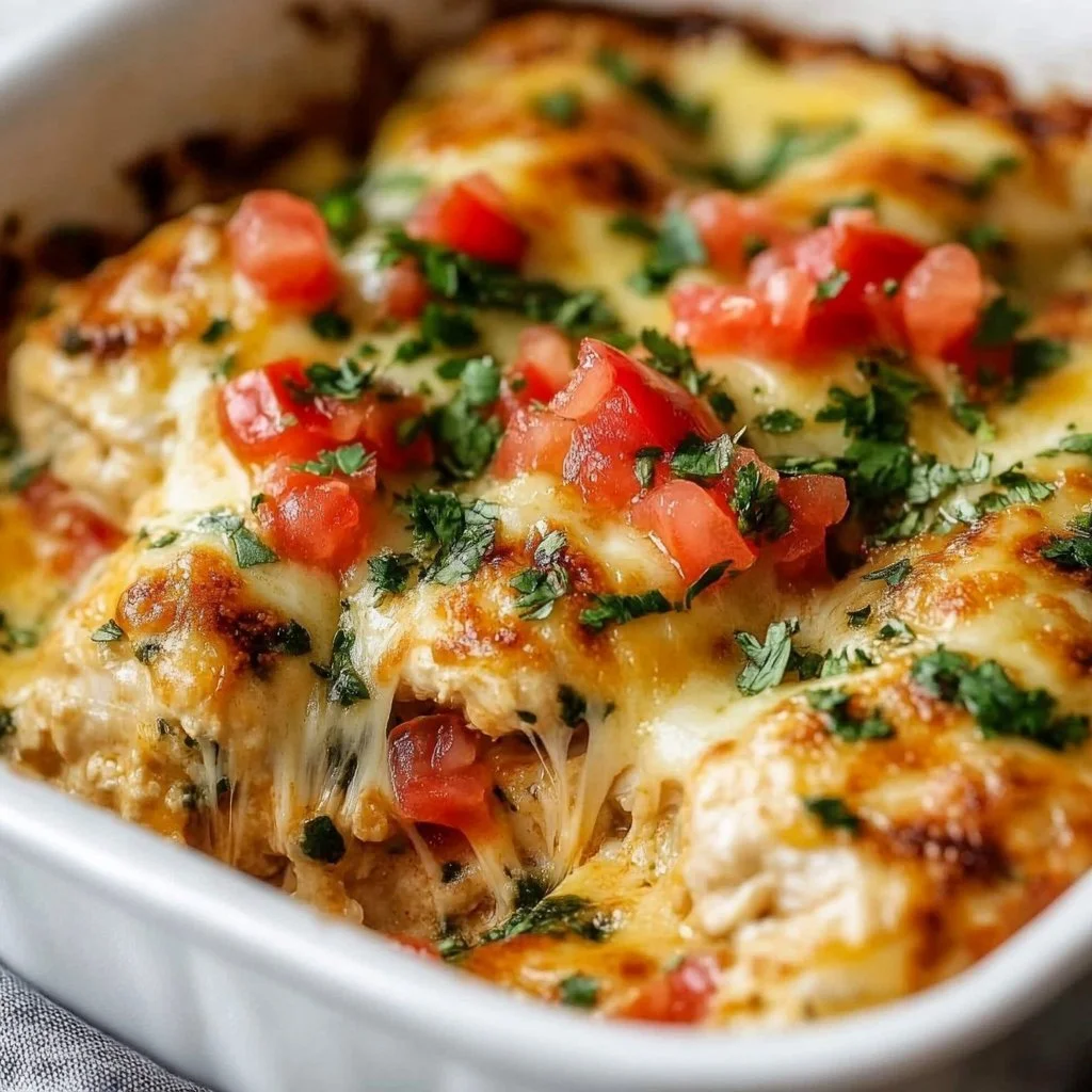 Delicious Chicken Salsa Bake with tender chicken and zesty salsa.