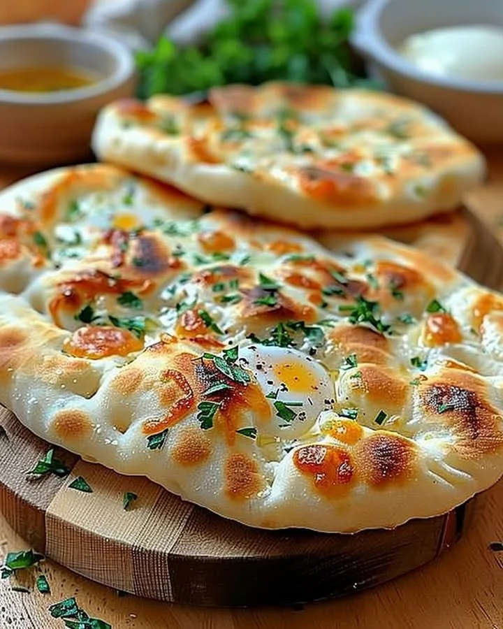 Delicious Cottage Cheese Flatbread topped with fresh ingredients.