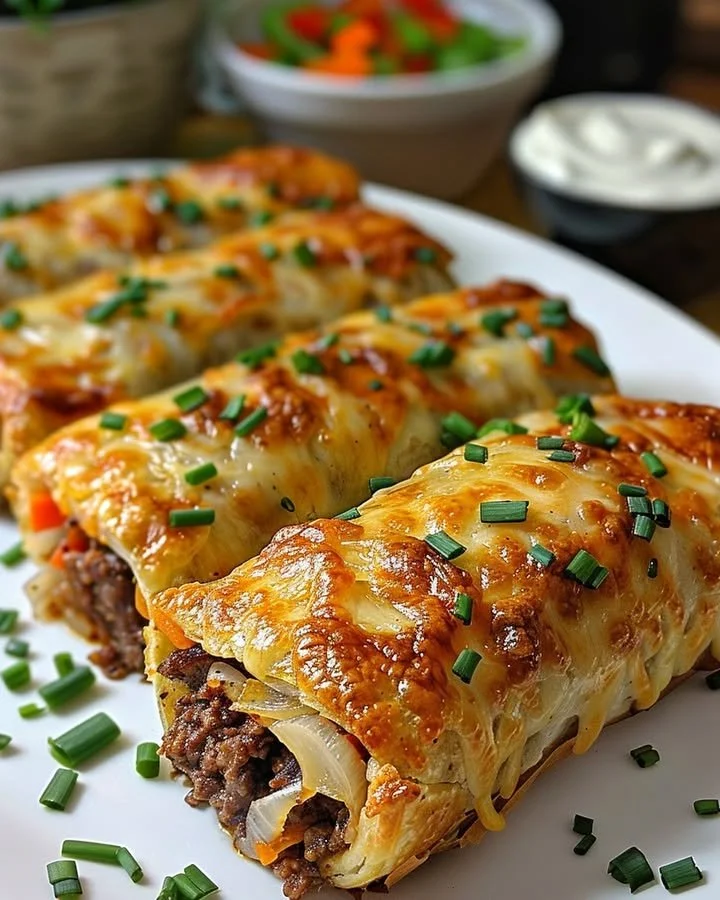 Delicious Keto Philly Cheesesteak Roll Ups served on a plate