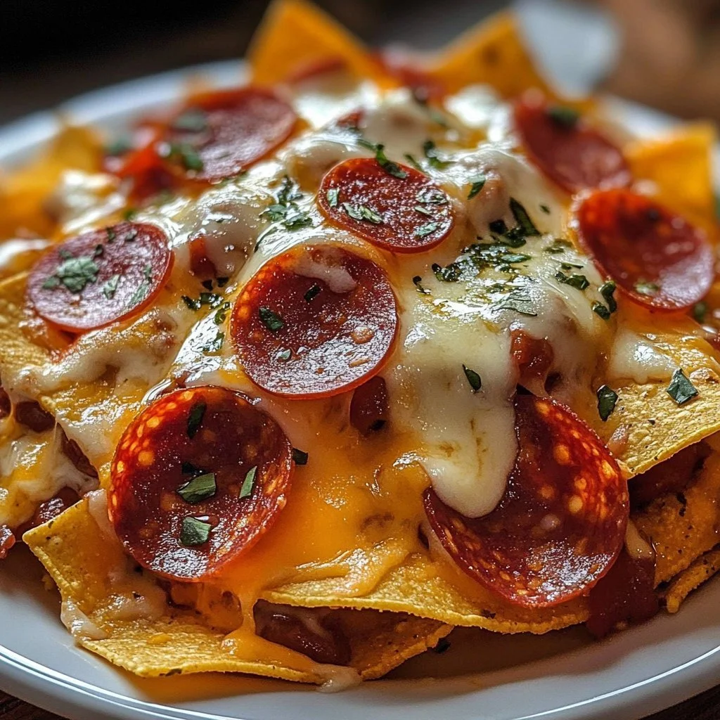Baked pizza chips served in a bowl, perfect for parties and snacks.