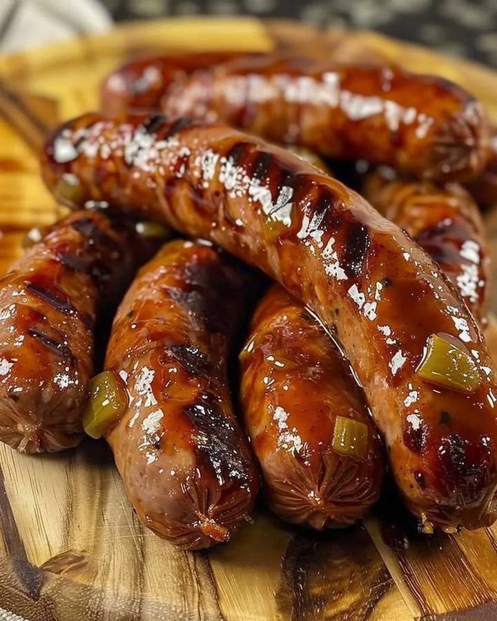 Zesty Mississippi cocktail sausages served as appetizers